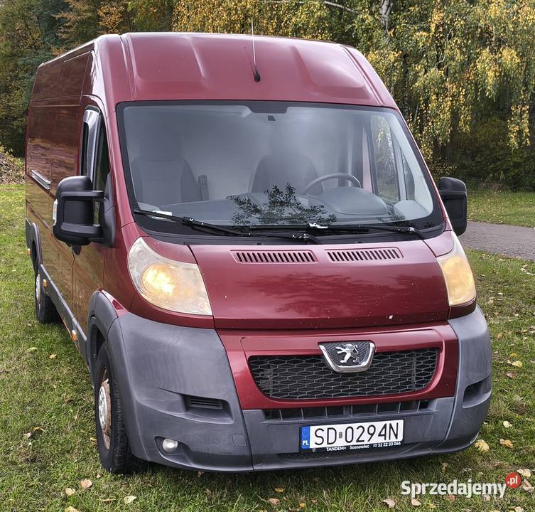 Peugeot Boxer Van L4H2 435 30 HDi czerwony Peugeot Dąbrowa Górnicza sprzedam