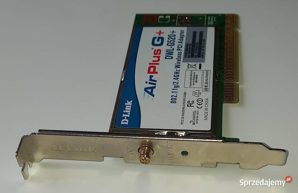 Karta sieciowa radiowa wifi DLink AirPlus G Brzesko