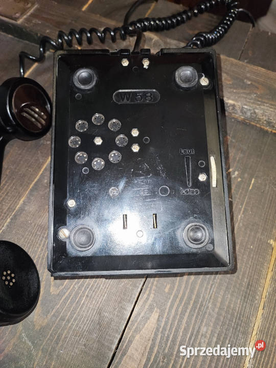 Telefon bakielitowy RFT W58 rzadki mazowieckie Płock sprzedam