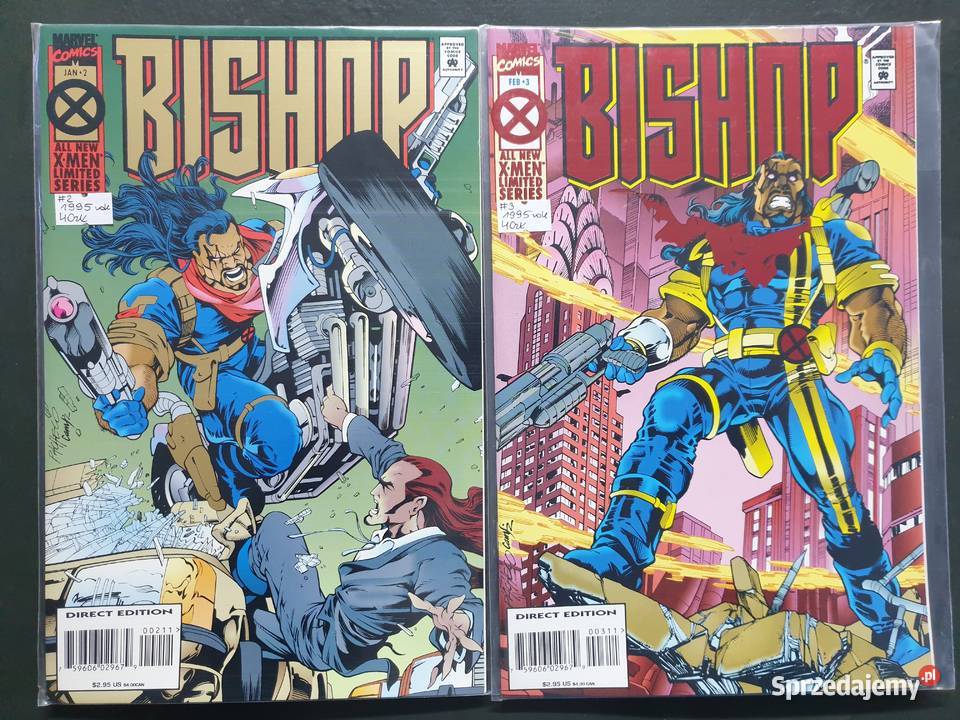 Gambit Bishop zestaw 11 oryginalnych komiksów Superbohaterowie Gdynia