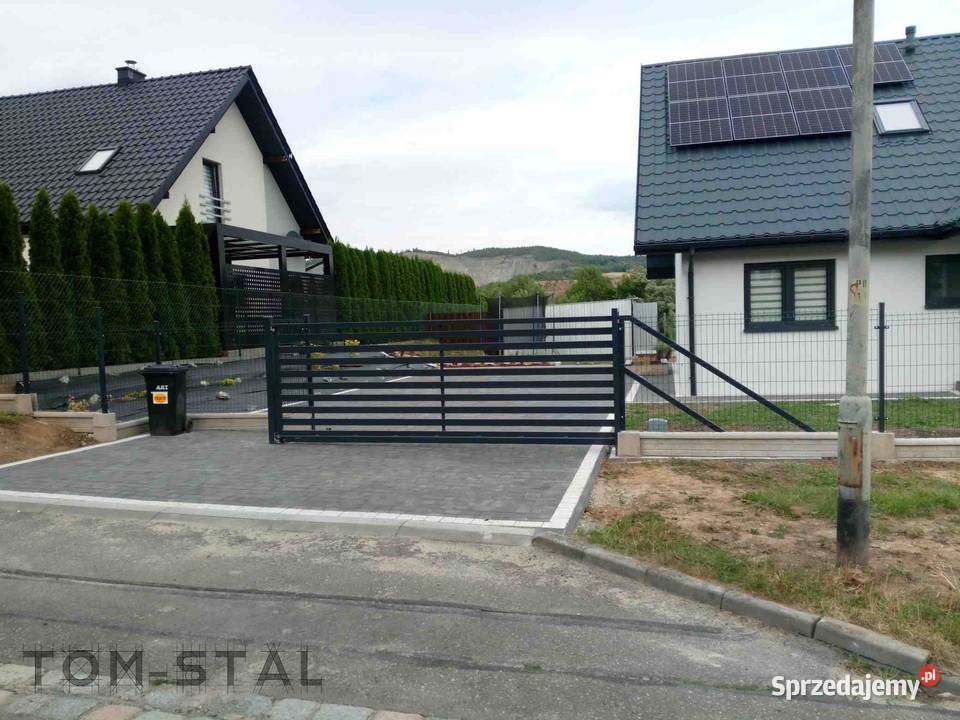 Brama przesuwna palisadowa 5m komplet pod klucz dolnośląskie
