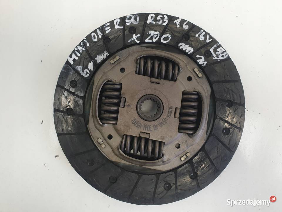 Mini One R50 R53 16 16V SPRZĘGŁO TARCZA DOCISK osobowe