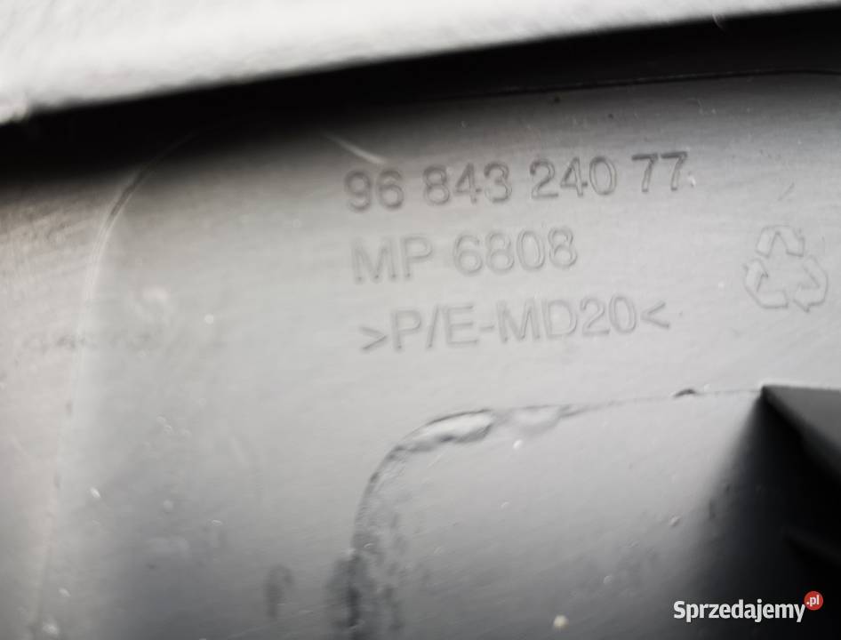 PEUGEOT 3008 mocowanie linki półki bagażnika mazowieckie Warszawa