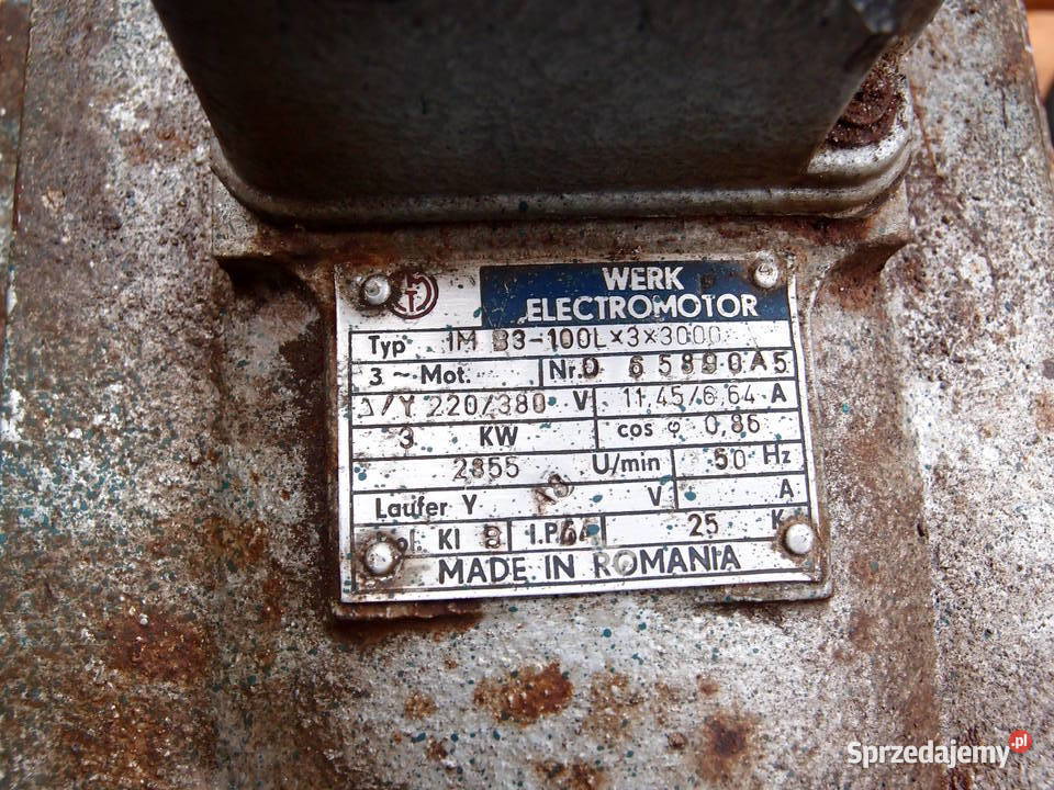 Silniki elektryczne 3fazowe moc 11KW 3KW 4KW Łódź