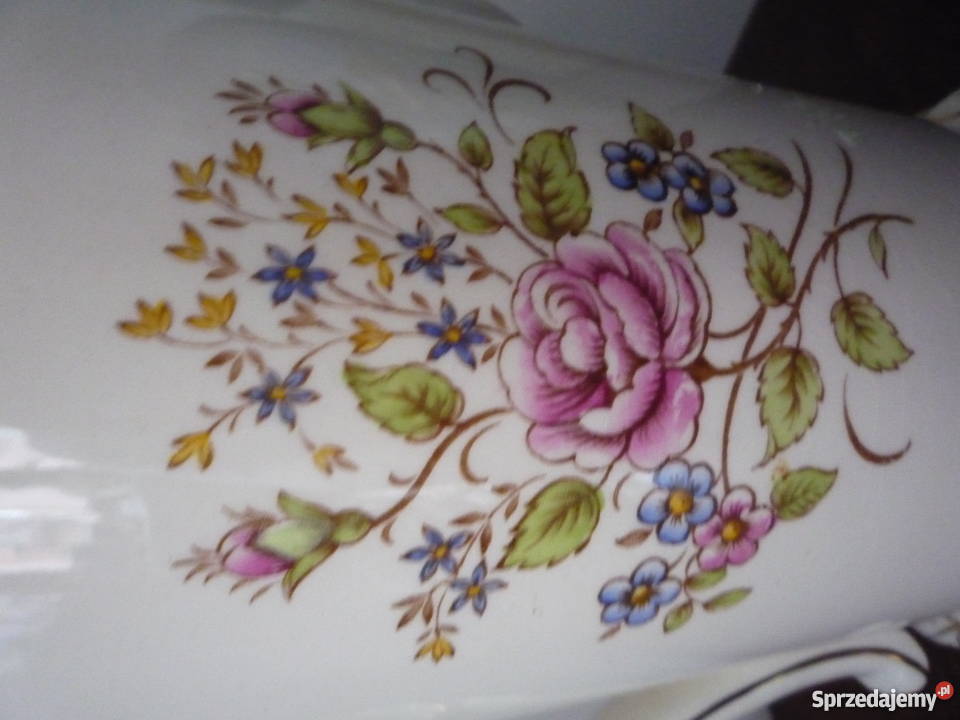 Angielski czajnik z zaparzaczem antyk Porcelana i szkło Ryki