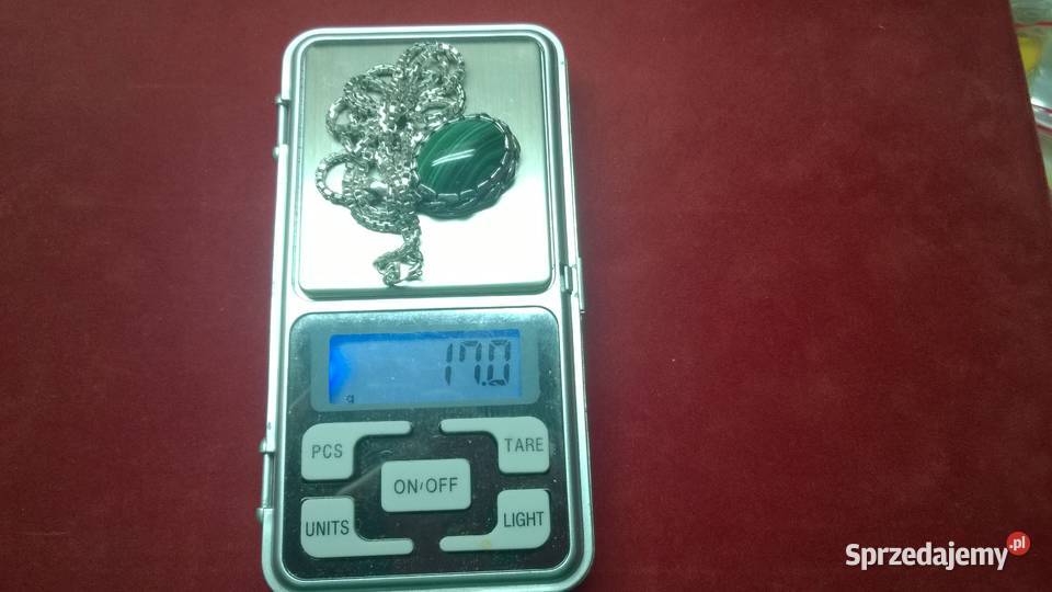 srebrny łańcuszek z wisiorkiem 0109 Warszawa