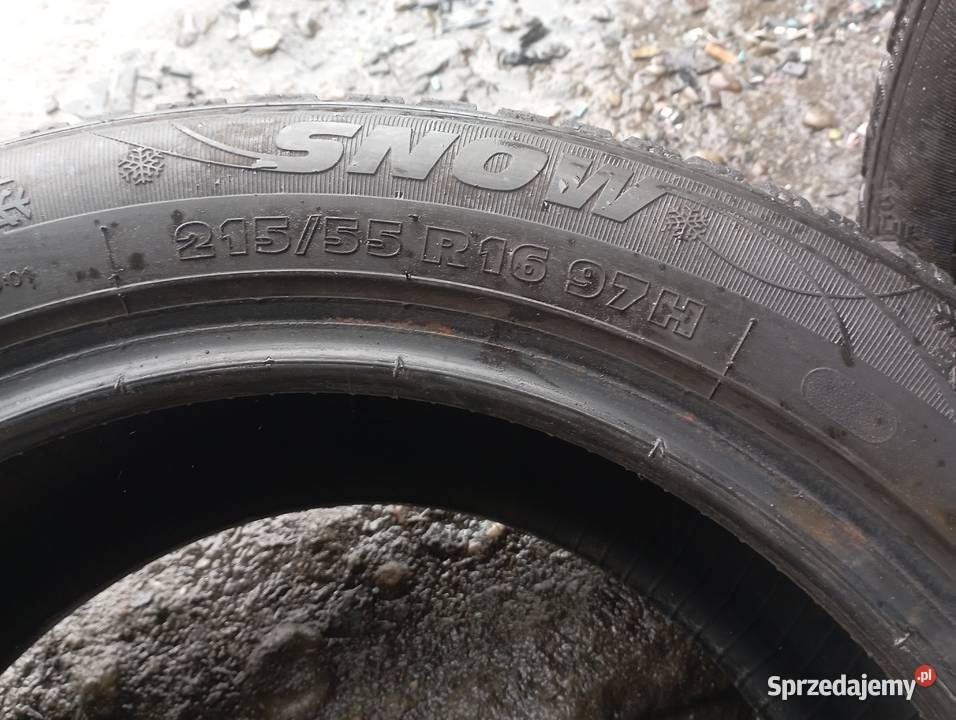 Opony zimowe 2stuki 21555R16 małopolskie Bochnia