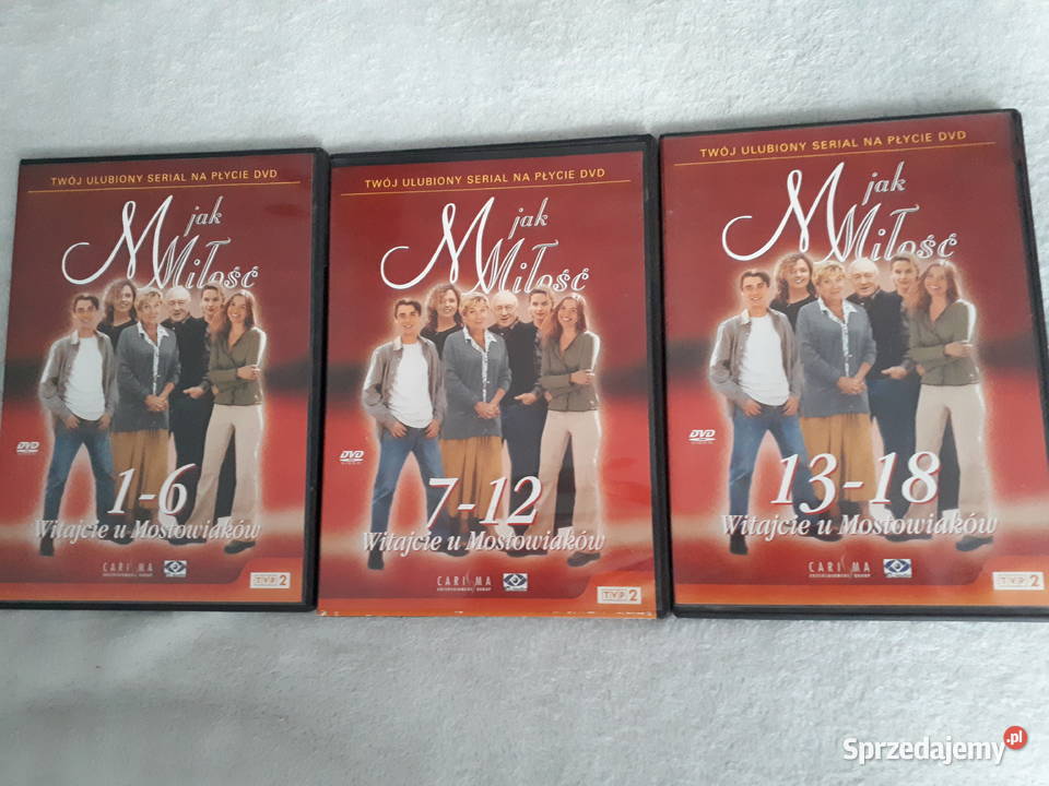 M miłość zestaw 3 DVD odcinki 118 DVD mazowieckie Pruszków