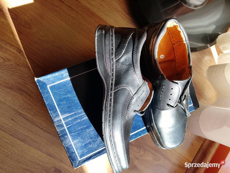 Nowe półbuty skórzane męskie skóra Półbuty Piaseczno