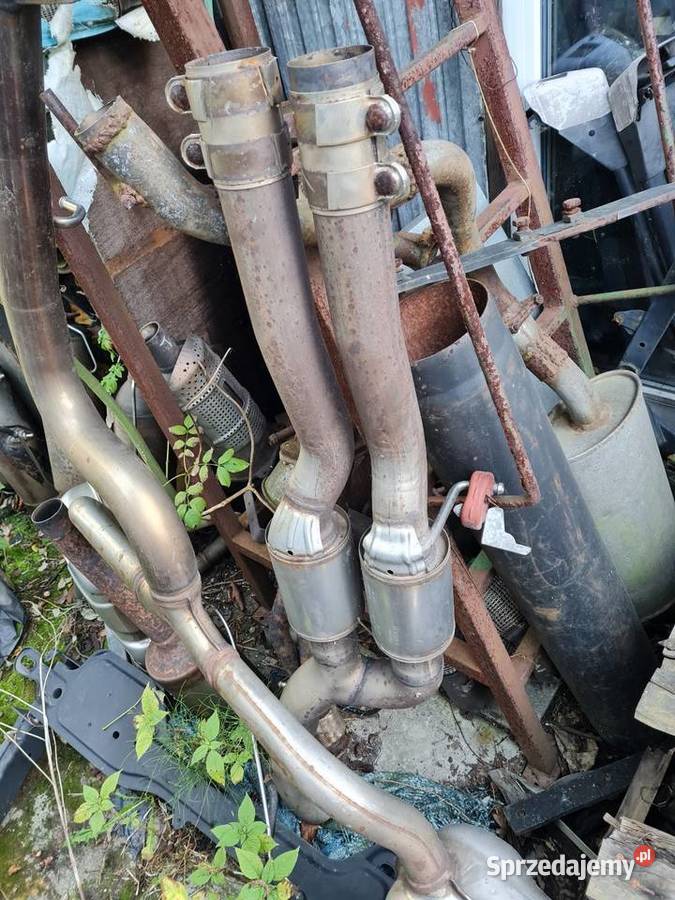 2 Puszki Udające Katalizatory Wydech Rura Tłumik Katalizatory Skawina