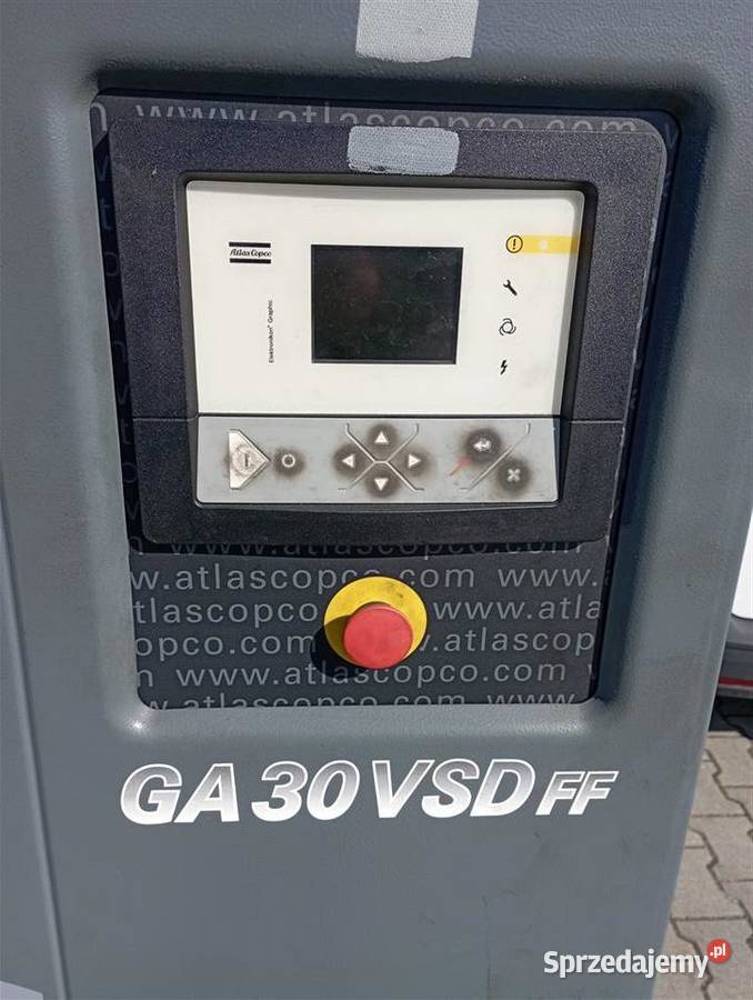 Sprężarka śrubowa ATLAS COPCO GA30VSDFF 30kW Wilków