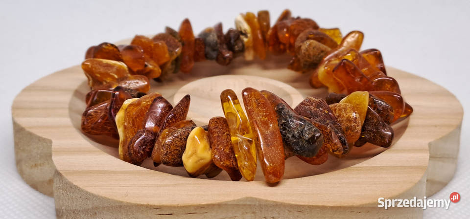 Bransoletka z bursztynu bursztyn bałtycki mazowieckie