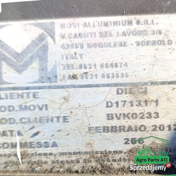 Chłodnica BVK0233 D171311 Dieci Runner Ciechanowiec
