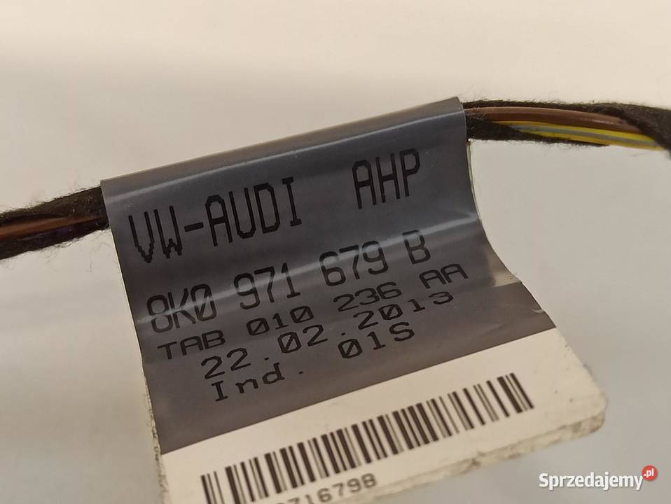 AUDI A4 B8 WIĄZKA PRZEŁĄCZNIKA AIR BAG osobowe dolnośląskie sprzedam