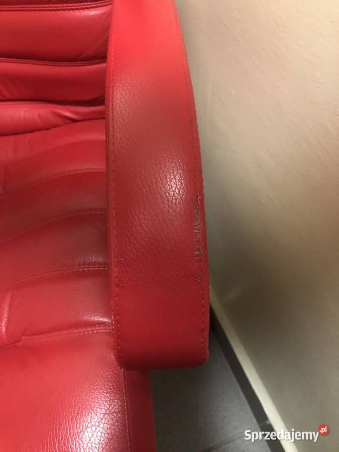 Dwa fotele biurowe regulowane skórzane sprzedam
