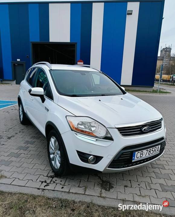 Ford Kuga 2011 20 TDCi 140 zadbany biały Bydgoszcz