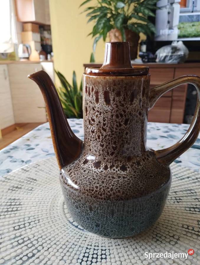 PRL dzbanek Nefryt Sadulski Mirostowice porcelit Łódź sprzedam