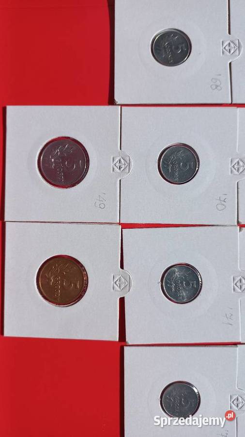 5 groszy PRL wszystkie roczniki Trzebinia