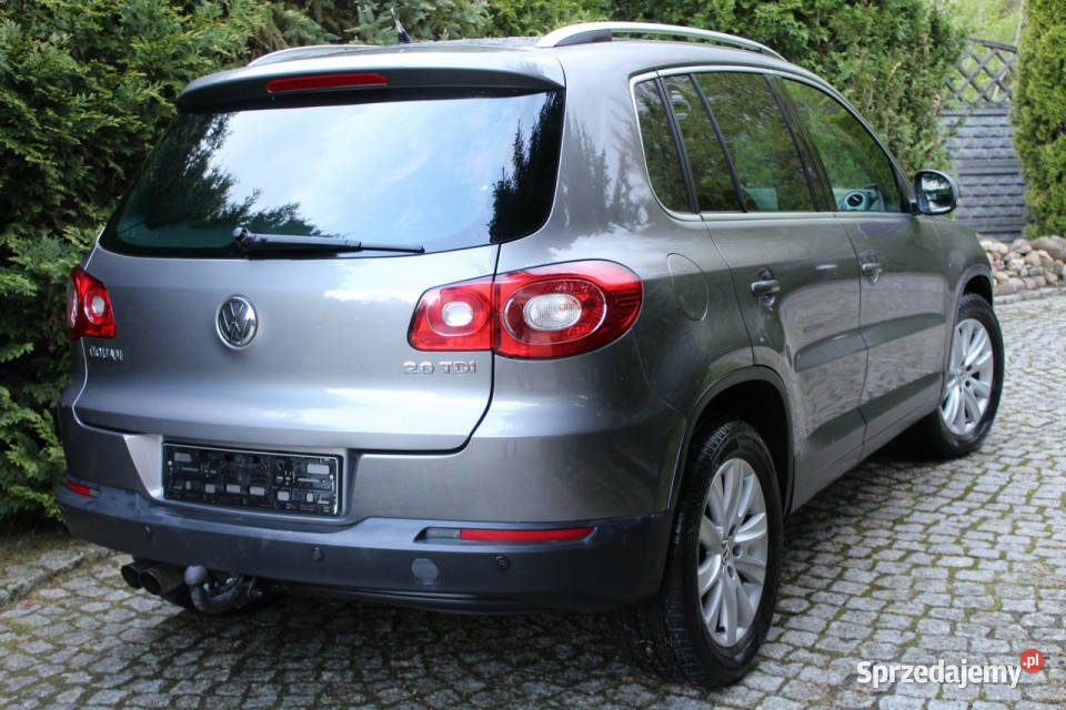 Volkswagen Tiguan 20 TDI 140 Przebieg 166 4x4 I elektrochrom. lusterka boczne Motoryzacja Lubań