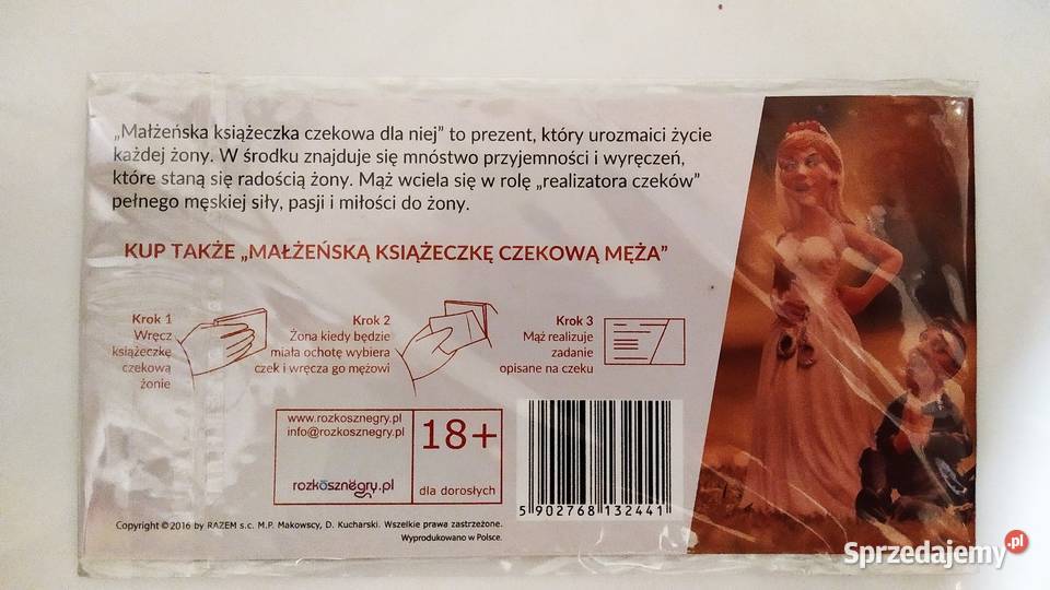 książeczki czekowe żony męża Dąbrówka