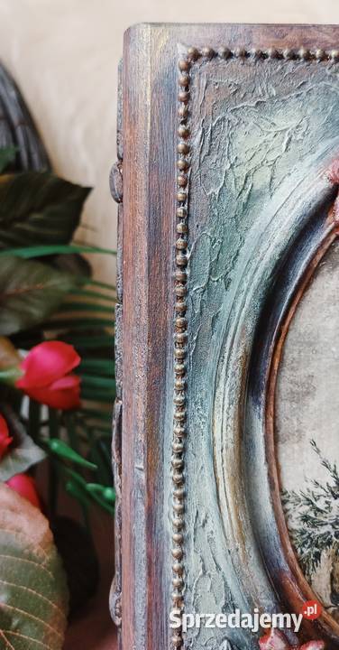 Drewniane pudełko w formie książki Rękodzieło Ostróda