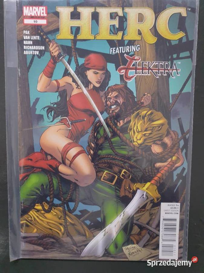 Elektra zestaw 8 oryginalnych komiksów Marvel Superbohaterowie Gdynia