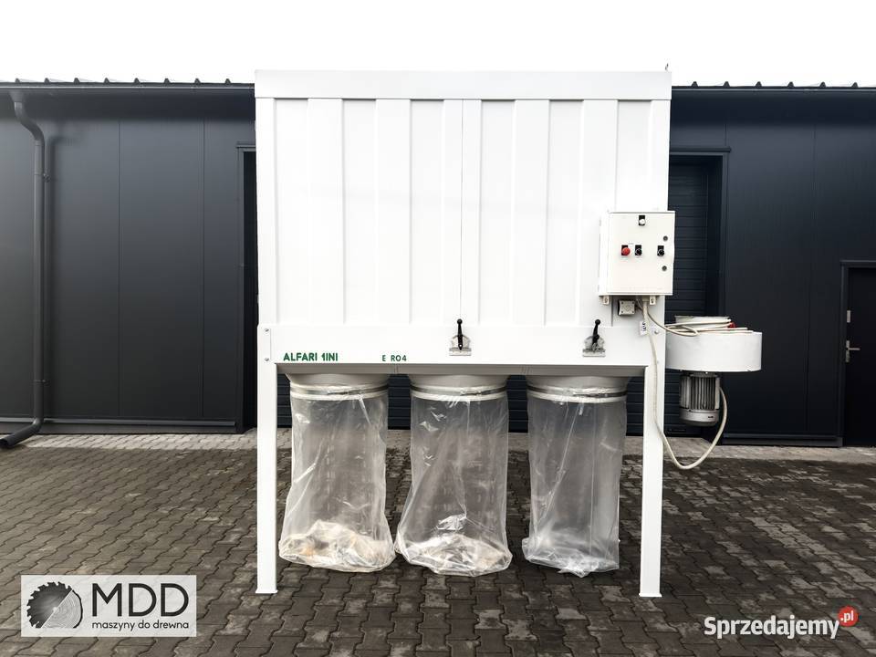Odciąg trocin 3 workowy ALFARIMINI Euro4 55 kW Biznes i Przemysł Łabuńki Pierwsze