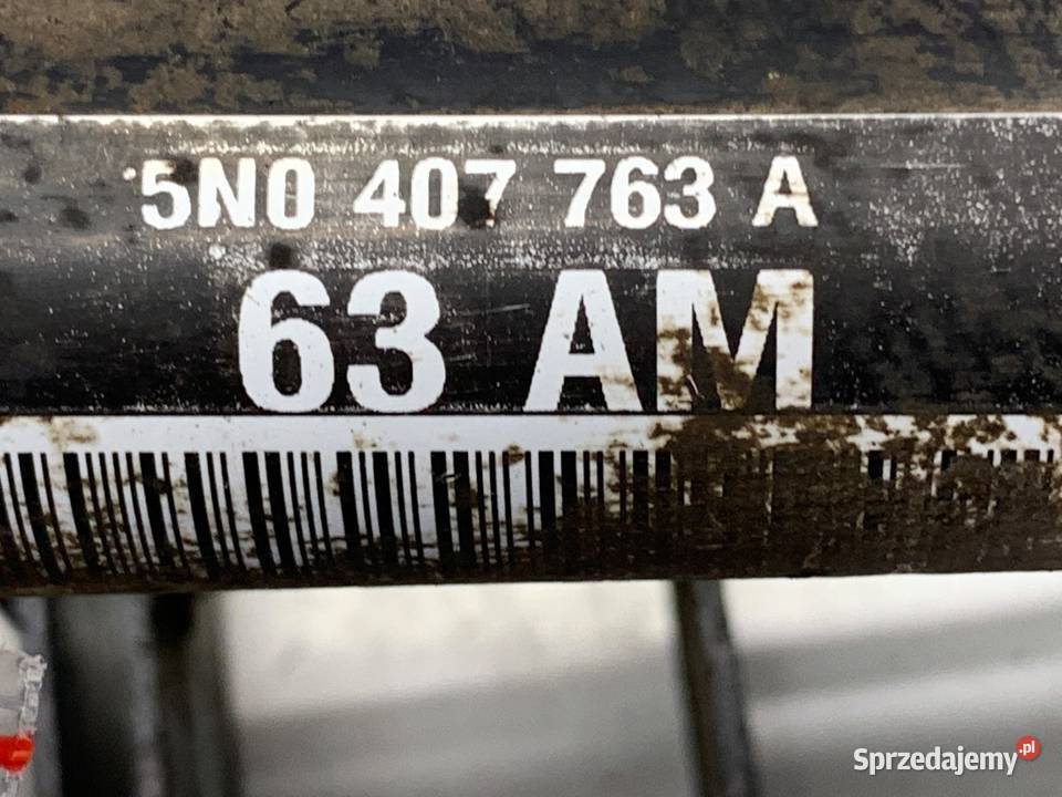 PÓŁOŚ LEWY PRZÓD VW TIGUAN 5N0407763A 20 140