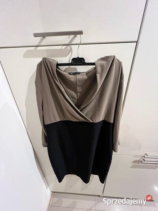 Brązowoczarna czarująca sukienka Bodyflirt ML pomorskie Gdańsk sprzedam