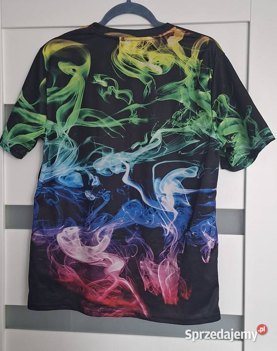 Koszulka tęczowa męska Tshirt S Małkinia Górna