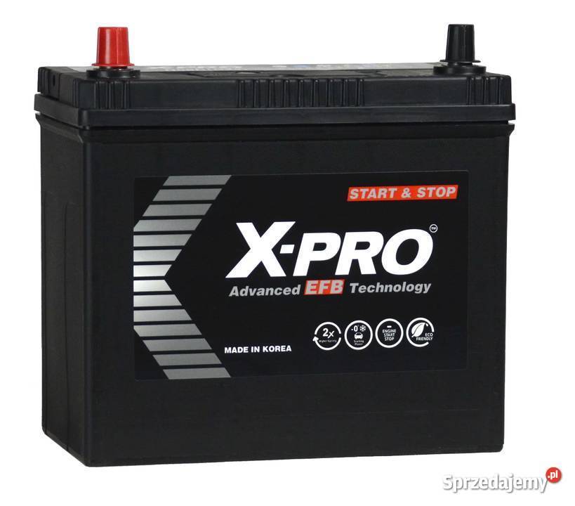 Akumulator XPRO EFB 45Ah 460A EN Japan Lewy Plus Mielec