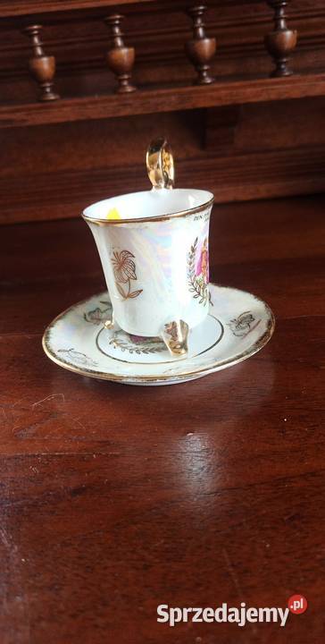 Filiżanka do espresso Na 3 nóżkach Scena dworska Gdańsk