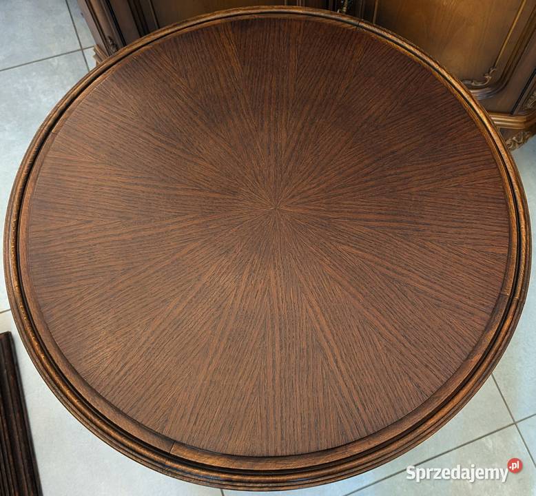 Piękny dębowy okrągły stoliksklep Dąbrowa śląskie Dąbrowa Górnicza
