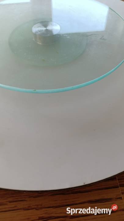 Szklana obrotowa patera piękne żywe wiosenne Zamość