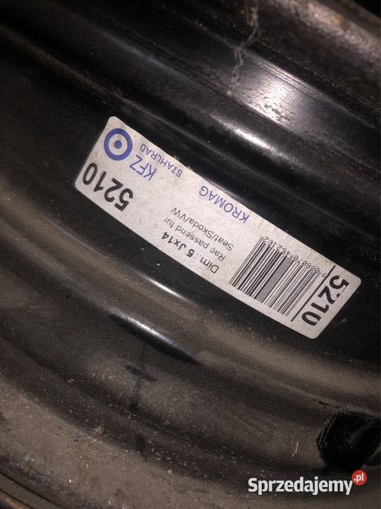 Felgi stalowe Volkswagen 14 4x100 Morawica