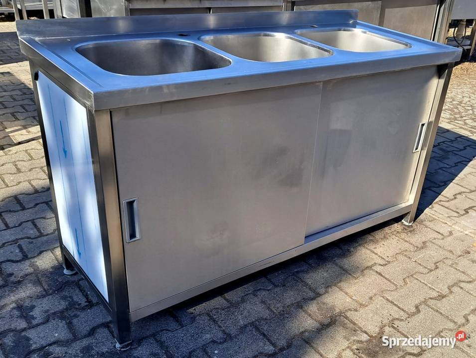 ZLEW 3 KOMOROWY Z SZAFKĄ DRZWI SUWANE 1506085