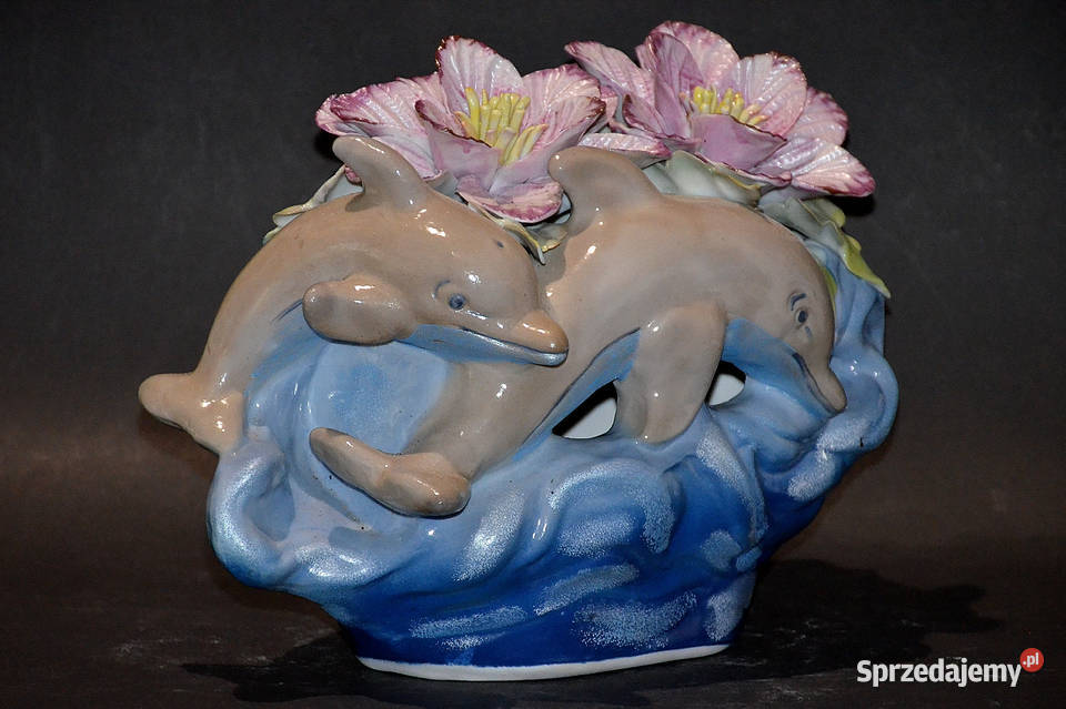 Porcelana Roceram ozdoba Delfiny kolekcja sprzedam