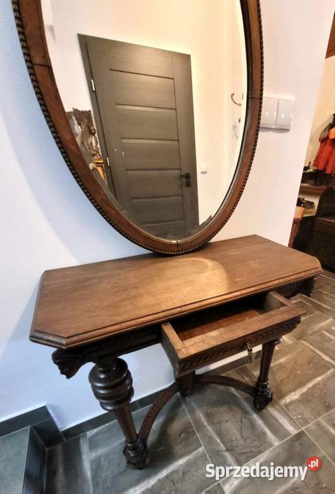 DREWNIANA KONSOLA opolskie Nysa