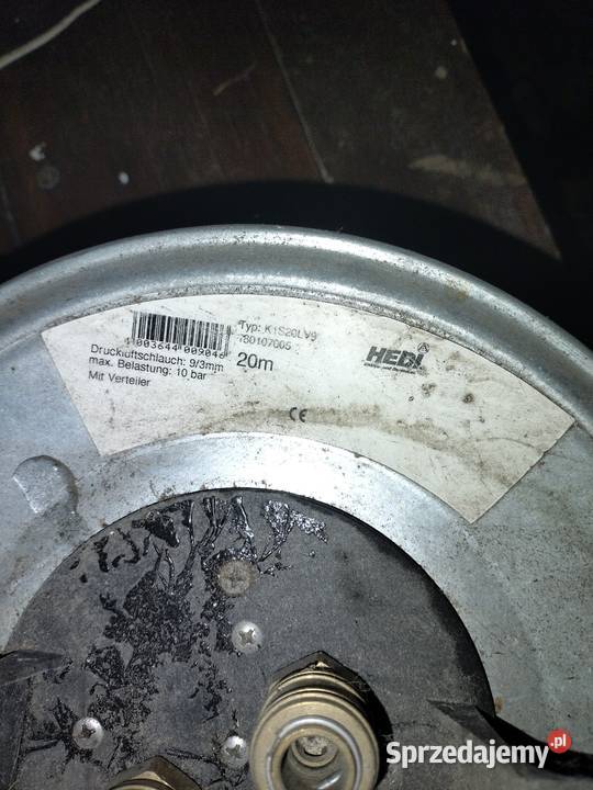 Waz pneumatyczny zwijany 20m Węże pneumatyczne Kompresory i osprzęt pomorskie Brusy