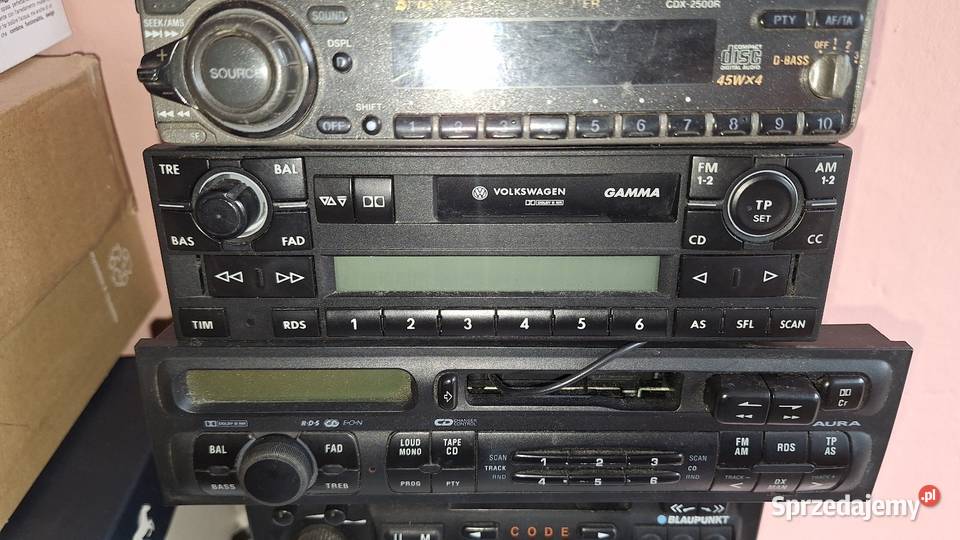 6x Radio samochodowe fabryczne volkswagen seat Zblewo