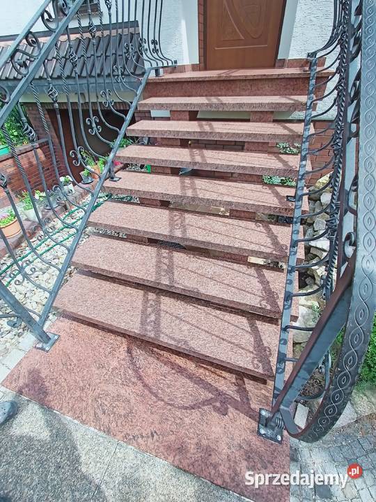 Schody i parapety kamienne Granit marmur Byczyna sprzedam