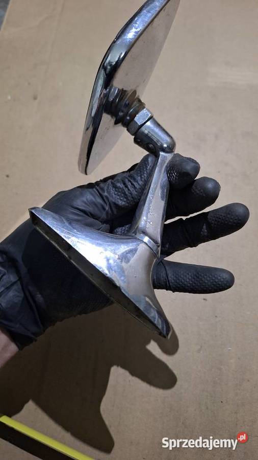 Lusterko zewnętrzne chrom Garbus FSO Gaz Skoda Kraków