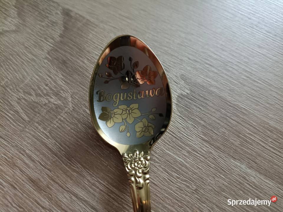 Łyżeczka z imieniem Bogusława Kwidzyn