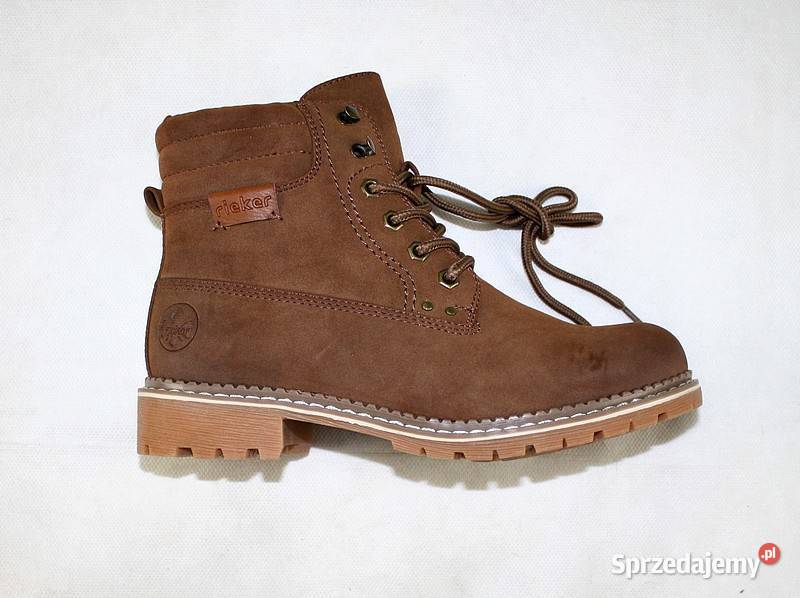 Damskie buty Rieker trapery ekoskóra zamsz 23.5cm Tarnowskie Góry