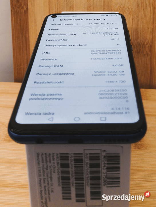 TELEFON HUAWEI P40 LITE E 464GB Aurora Blue