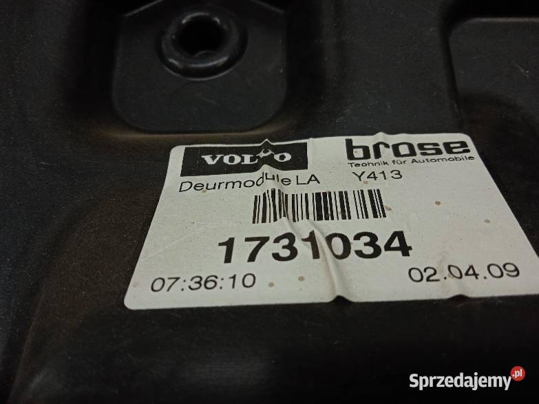 MECHANIZM SZYBY LEWY TYŁ EU Volvo XC 60 I 2008