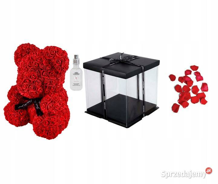 MIŚ Z RÓŻ idealny prezent na WALENTYNKI Warszawa