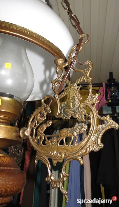 Lampa holendreska z motywer rolnika podkarpackie Nowy Żmigród sprzedam