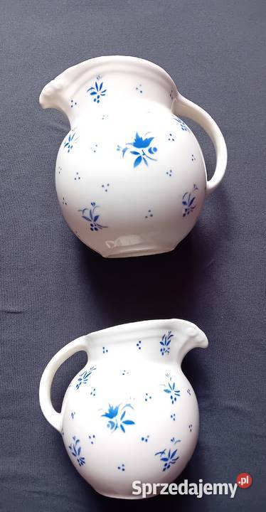 Dwa dzbanki fajansowe art deco Dutmar Urbach Koźminek
