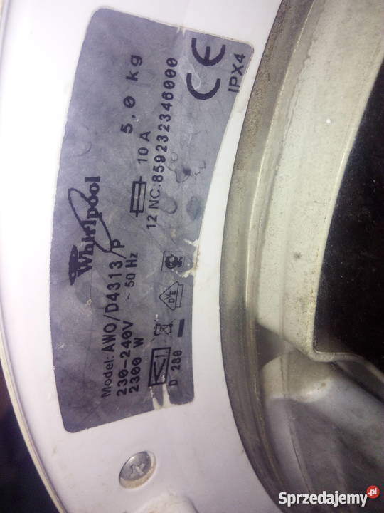 Pralka Whirlpool AWOD 4313P Rembieszów sprzedam